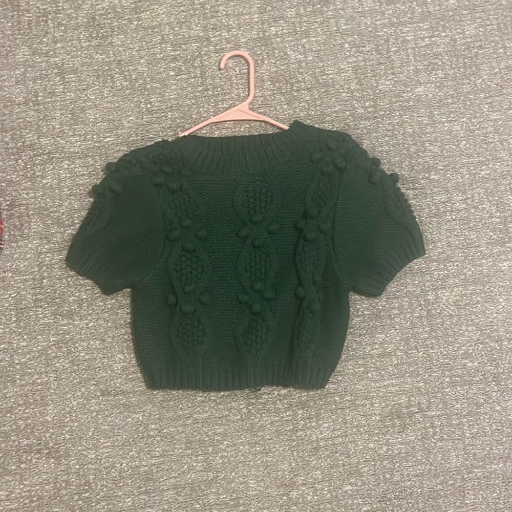 Green sweater